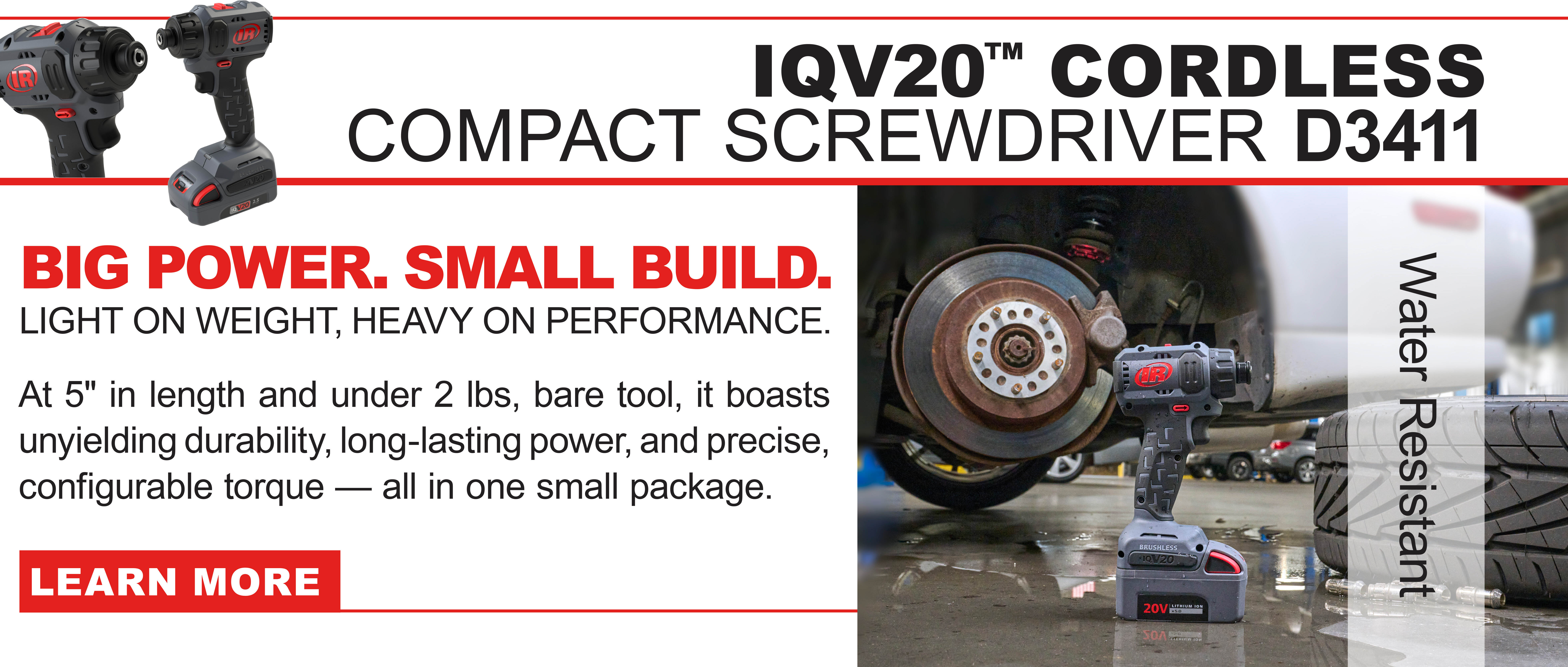 iqv20 impact screwdriver banner