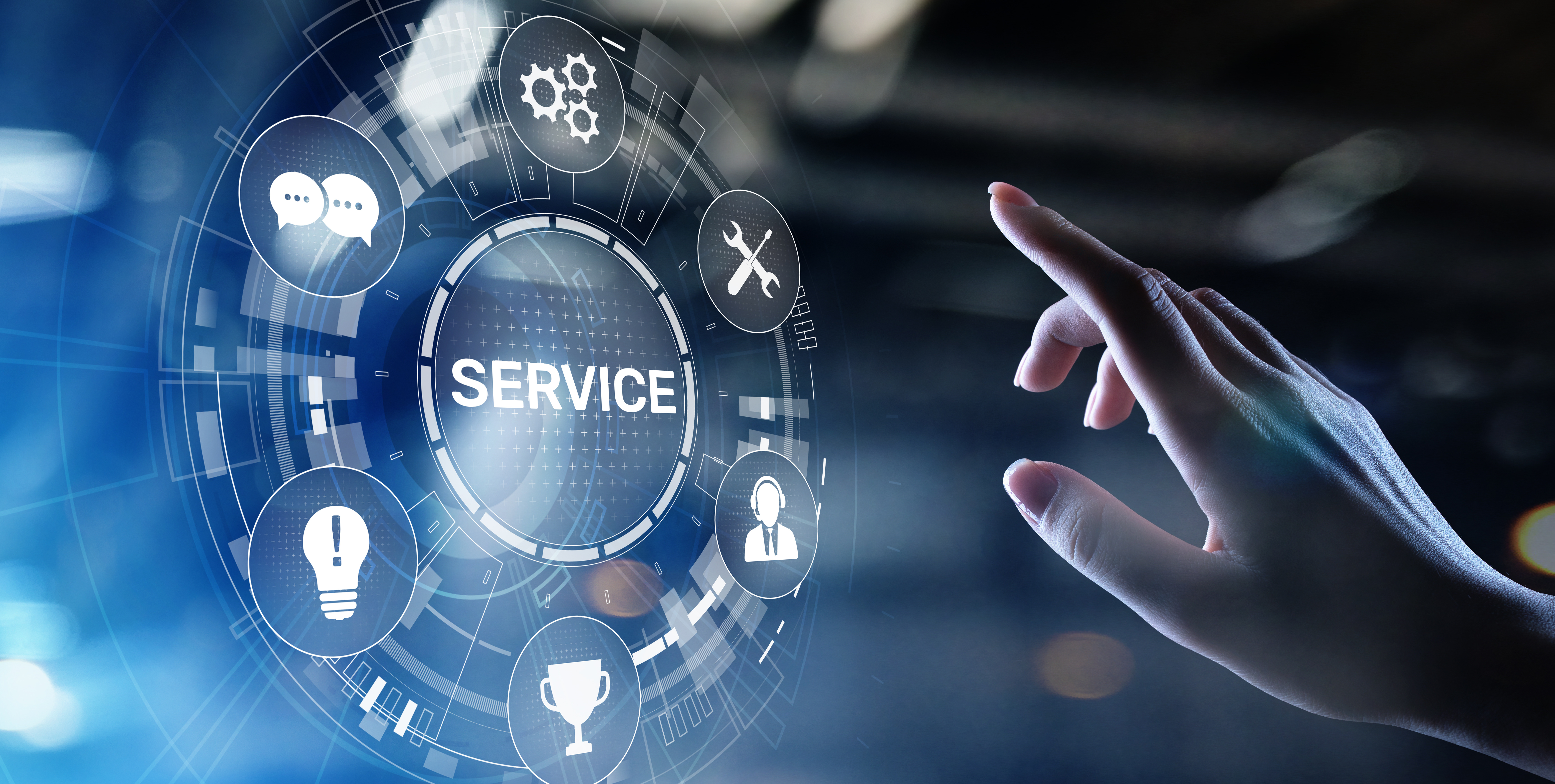 Adobe Stock image blue service