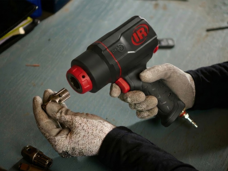 2236qxpa DXS Quiet Pneumatic Impact Wrench interchanging anvil