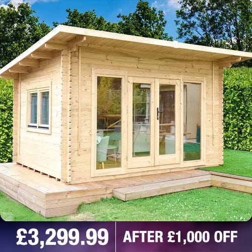Delivered Forest Garden Melbury 45mm Log Cabin