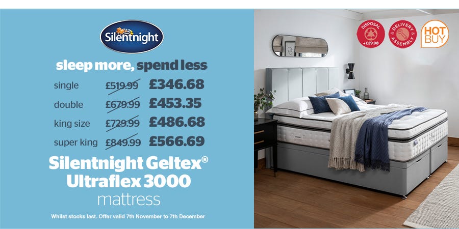 Silentnight Geltex®Ultraflex 3000mattress