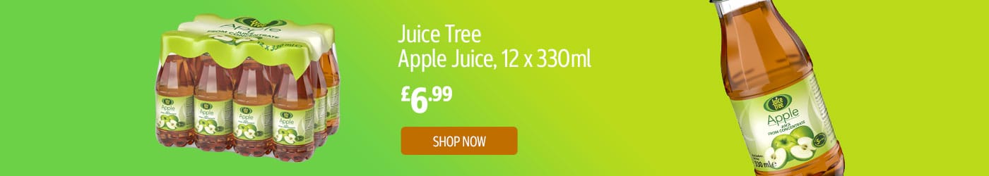 Juice Tree Apple Juice, 12 x 330ml