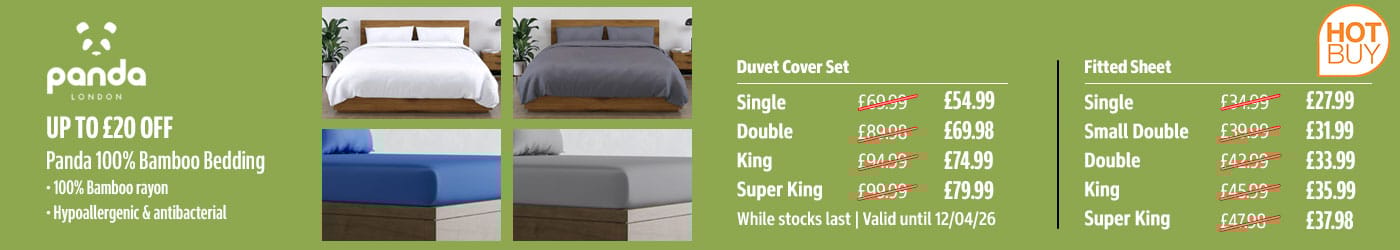 Panda Duvet Cover Set & Fitted Sheets