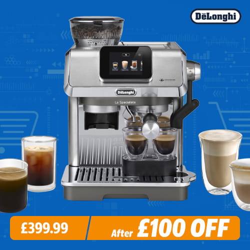 De'Longhi EC9455.M La Specialista Touch Bean to Cup Coffee Machine in Metal