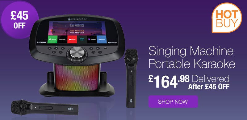 Singing Machine Portable Karaoke