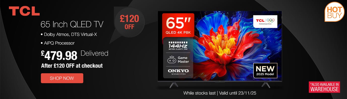 TCL 65P8K-UK 65 Inch QLED TV