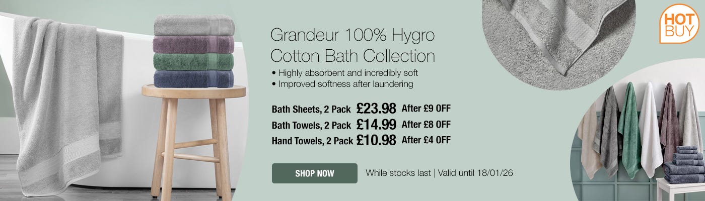 Grandeur Cotton Bath Towels
