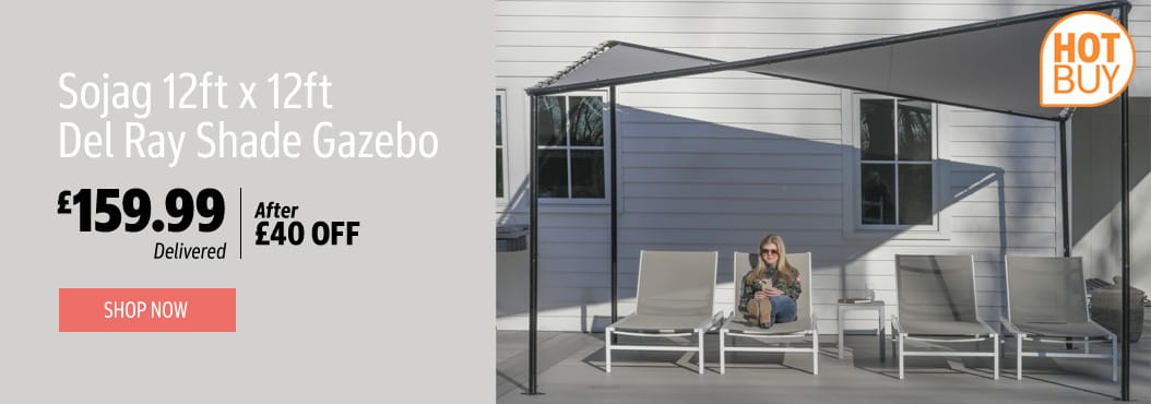 Sojag 12ft x 12ft Del Ray Shade Gazebo