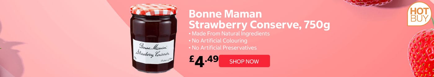 Bonne Maman Strawberry Conserve, 750g