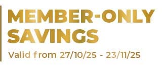 Member only savings