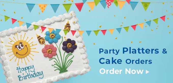  Party Platters & Cake Orders