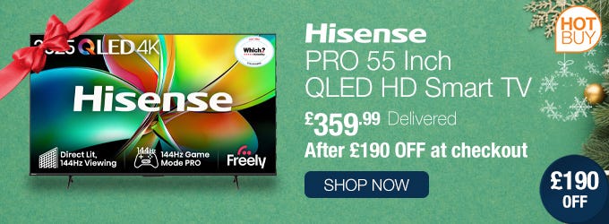 Hisense PRO 55 Inch QLED HD Smart TV