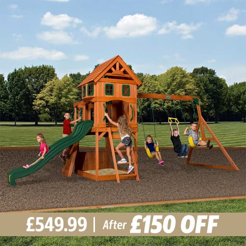 Backyard Discovery Atlantis Swingset Playcentre