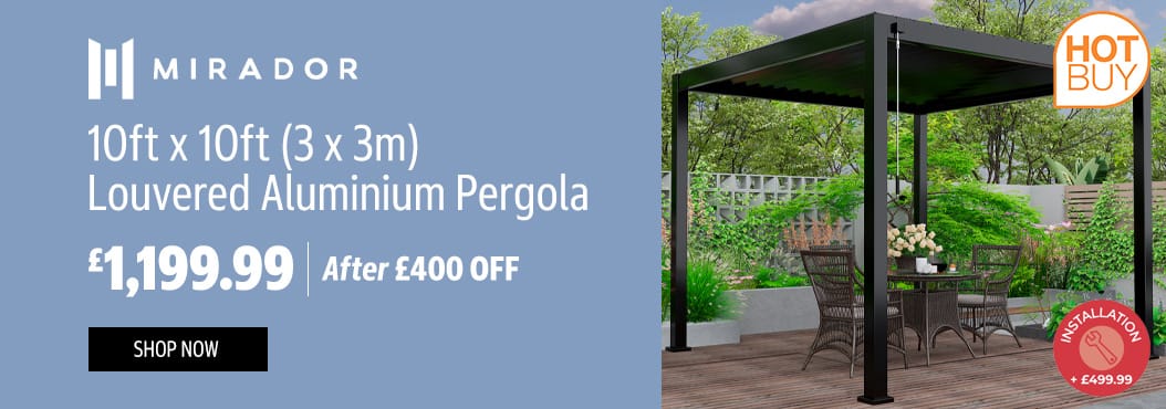 Mirador Louvered Aluminium Pergola