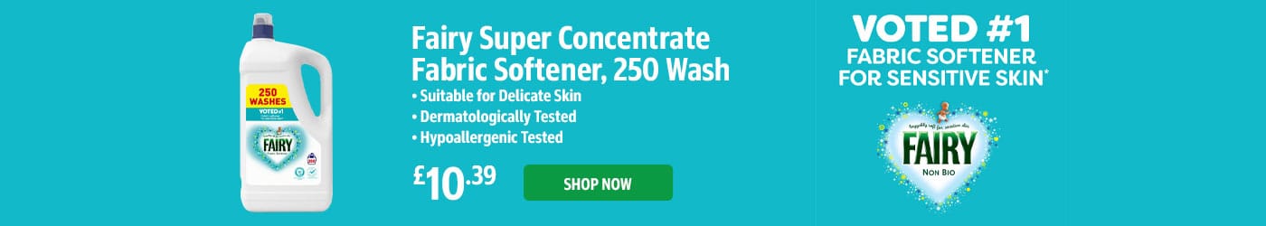 Fairy Super Concentrate Fabric Softener, 250 Wash
