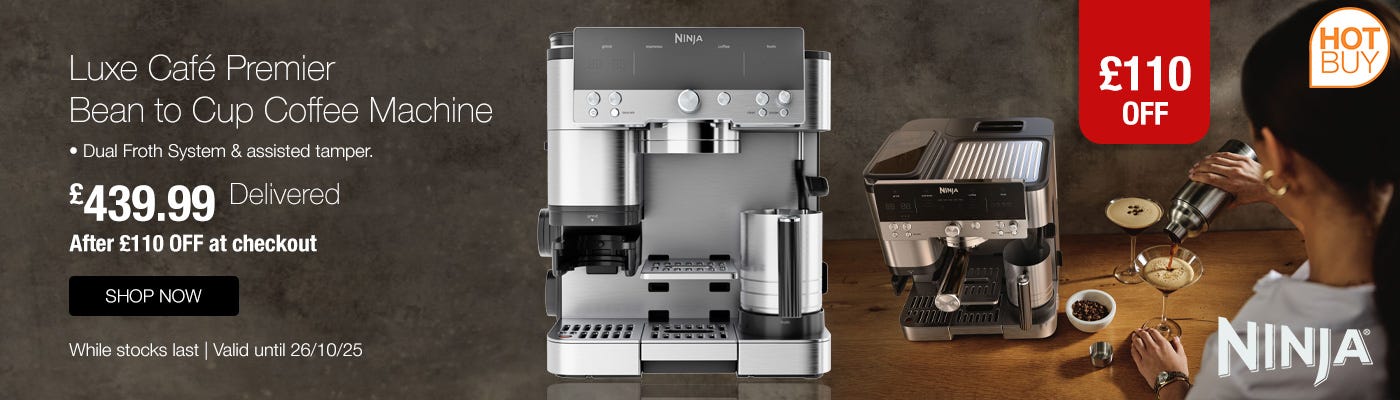 Ninja Luxe Café Premier Bean to Cup Coffee Machine