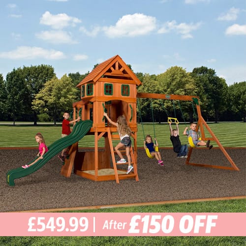 Backyard Discovery Atlantis Swingset Playcentre