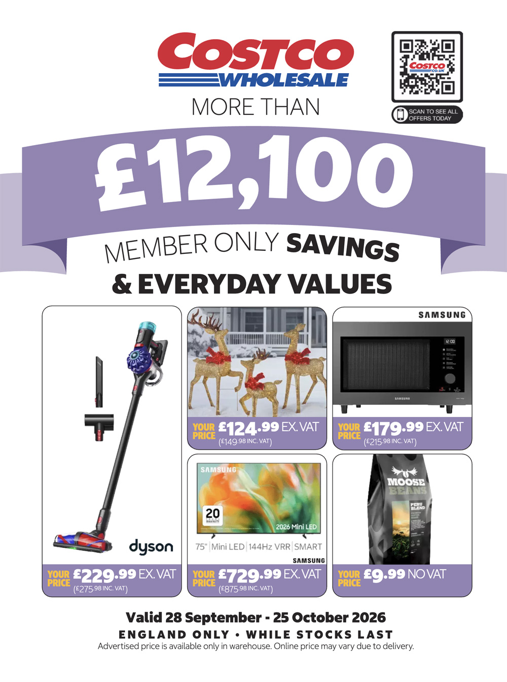 Member-Only Savings | Valid 28th Sep to 25th Oct 2026