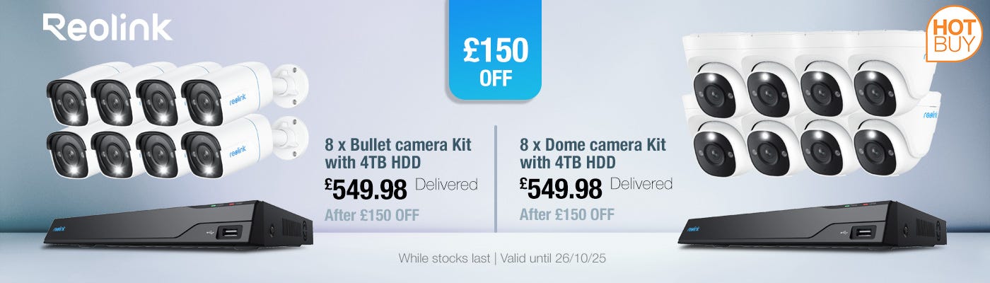 Reolink 8MP camera Kit with 4TB HDD