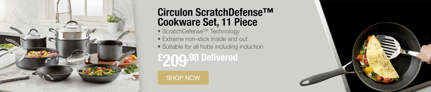 Circulon ScratchDefense™ Cookware Set, 11 Piece