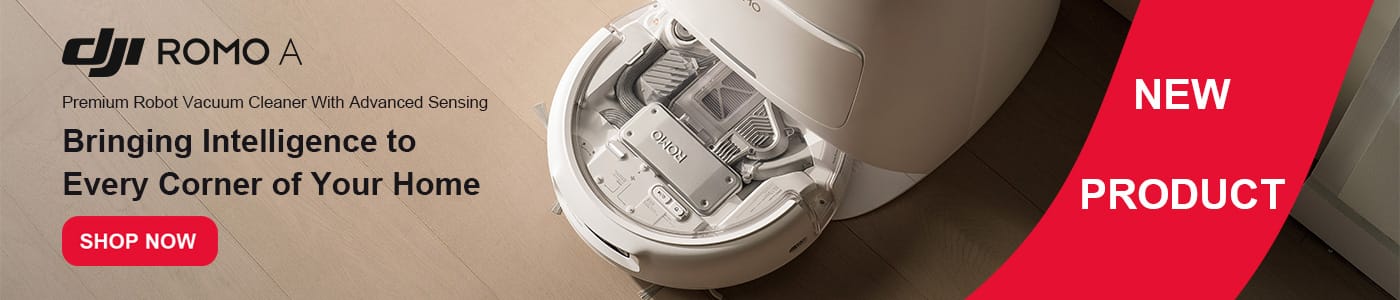 DJI Romo A Robot Vacuum & Mopping with Accessory Kit Bundle