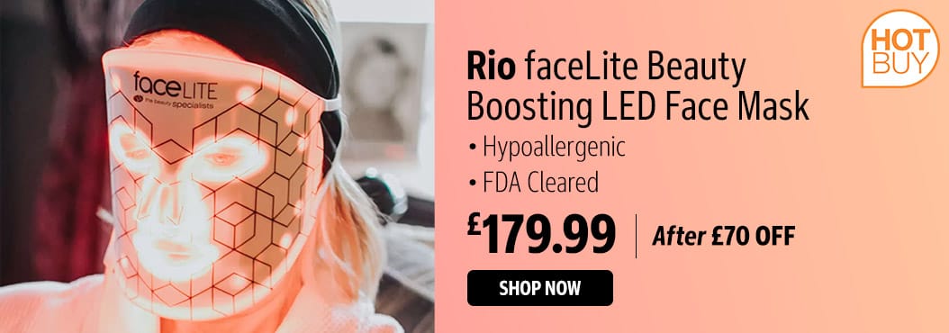 Rio faceLite Beauty Boosting LED Face Mask