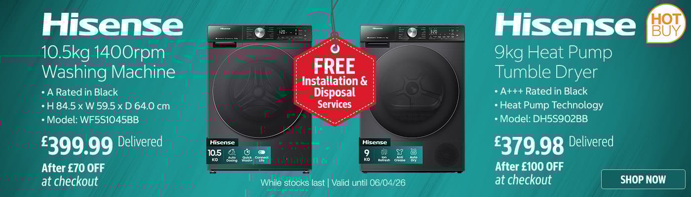 Hisense FREE Installation & Disposal Services