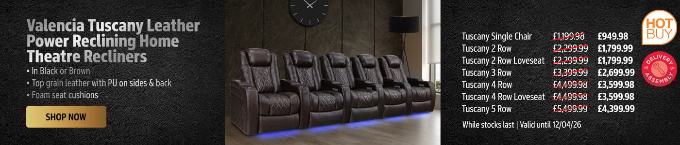 Tuscany Home Theatre Seating
