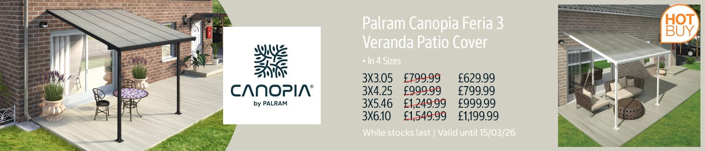 Palram Canopia Feria 3 Veranda Patio Cover