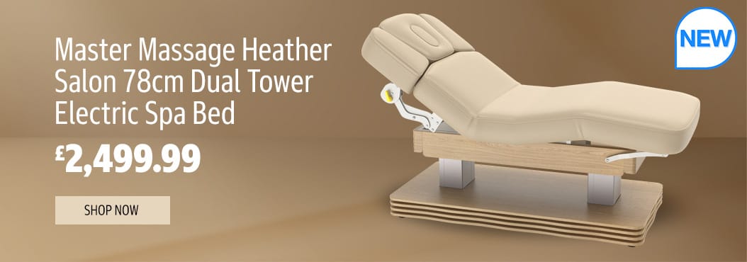 Master Massage Heather Salon 78cm Dual Tower Electric Spa Bed