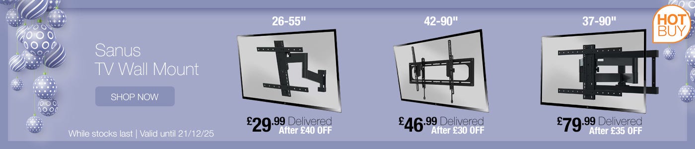 Sanus Preferred 42-90 Inch Large Tilt Wall Mount