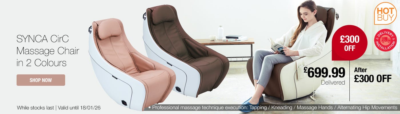 SYNCA CirC Massage Chair in 2 Colours
