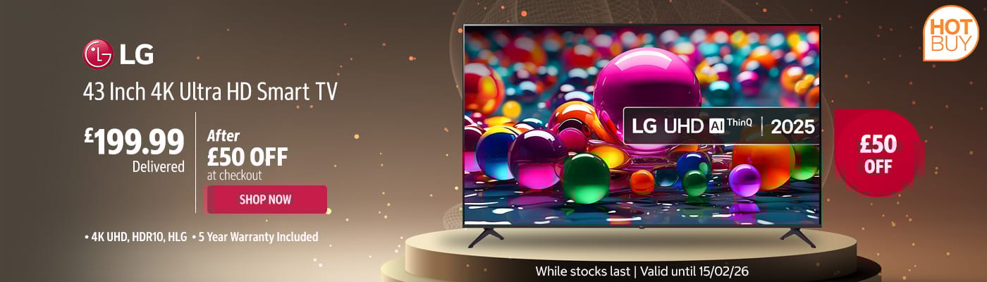 LG 43UA75006LA 43 Inch 4K Ultra HD Smart TV