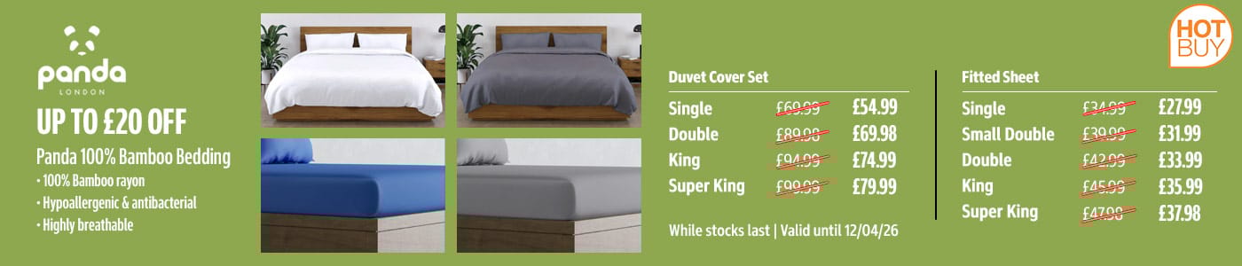 Panda Duvet Cover Set & Fitted Sheets