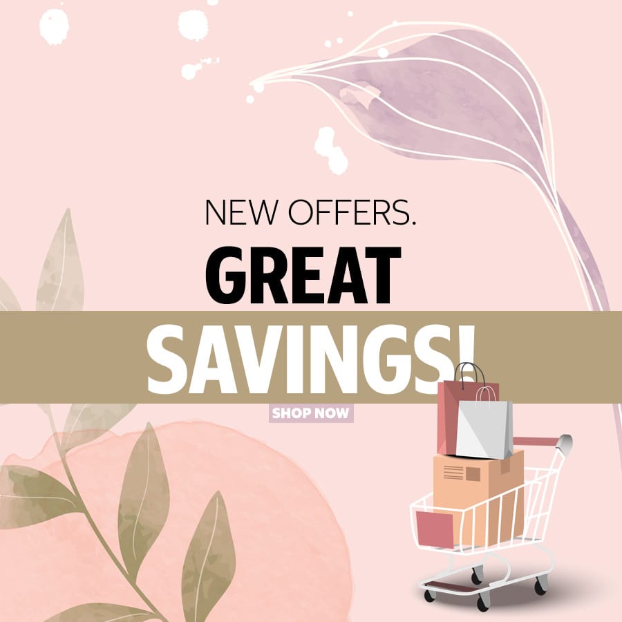 New offers. Great savings!