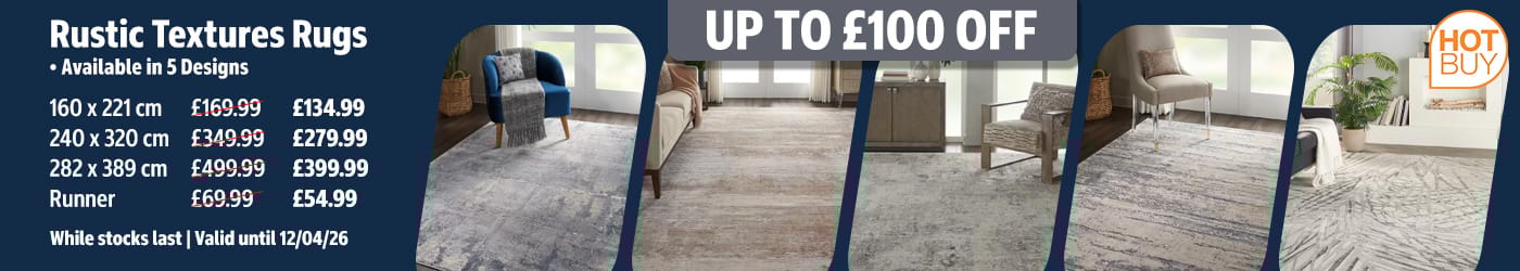 Rustic Textures Blended Rugs