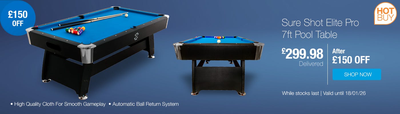 Sure Shot Elite Pro 7ft Pool Table