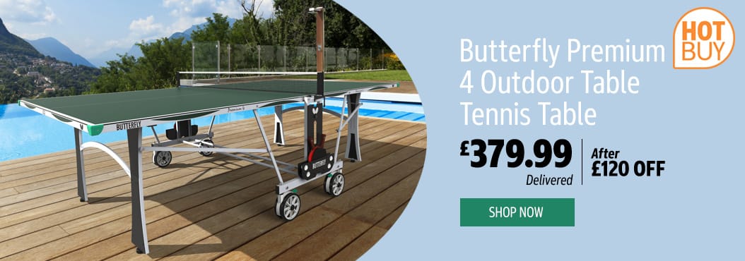 Butterfly Premium 4 Outdoor Table Tennis Table