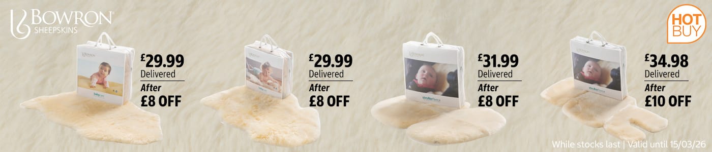 Bowron Lambskin Longwool Baby Rug