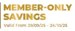Member only savings