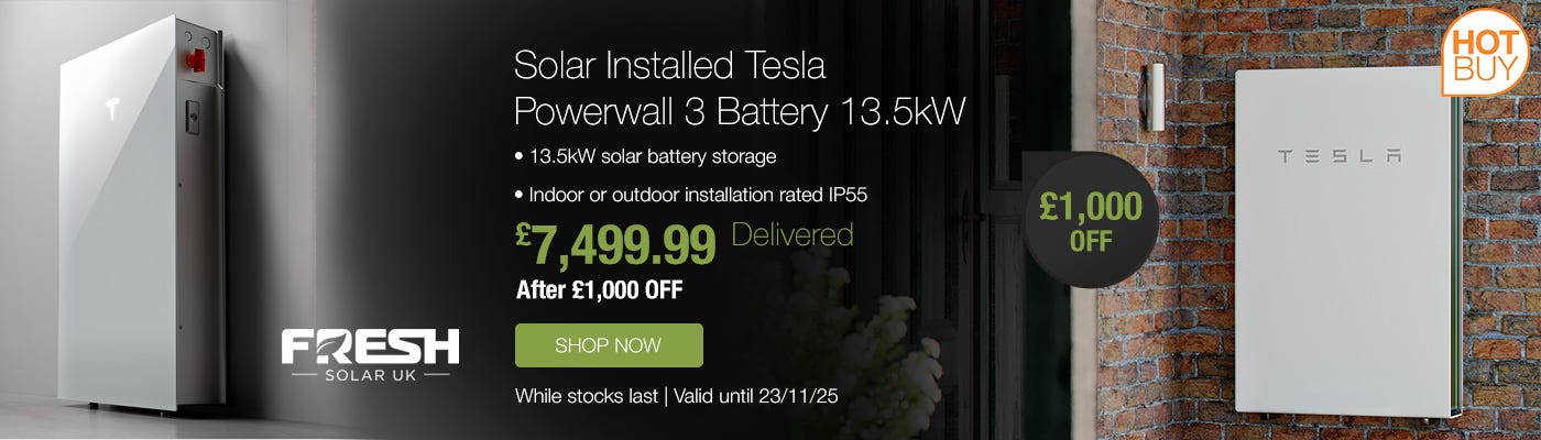Fresh Solar Installed Tesla Powerwall 3 Battery 13.5kW