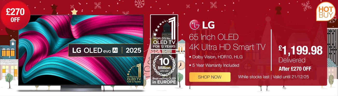 LG OLED65C55LA.AEK 65 Inch OLED 4K Ultra HD Smart TV
