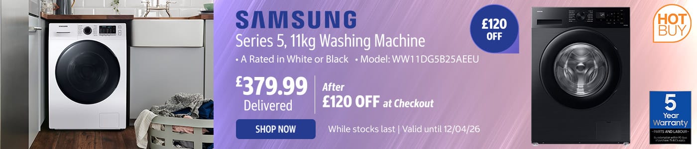 Samsung Series 5, 11kg Washing Machine