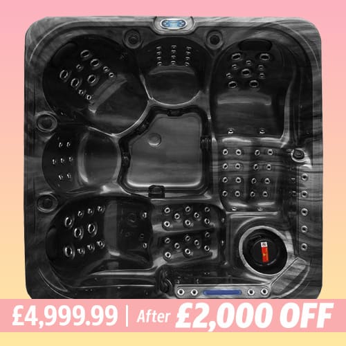 Blue Whale Spa San Julien 89-Jet 5 Person Hot Tub in 2 Colours - Delivered and Installed