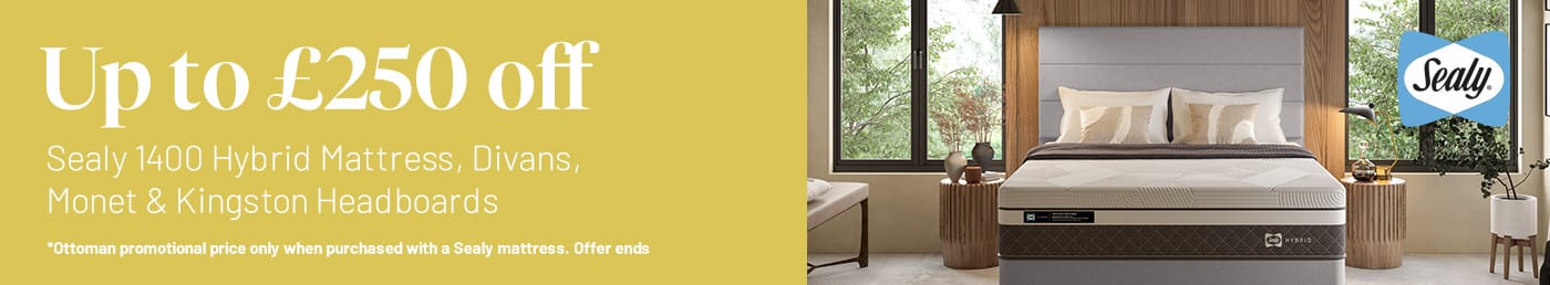 Up To £250 OFF Sealy Mattress & Divan Promotion