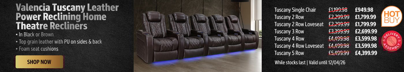 Tuscany Home Theatre Seating