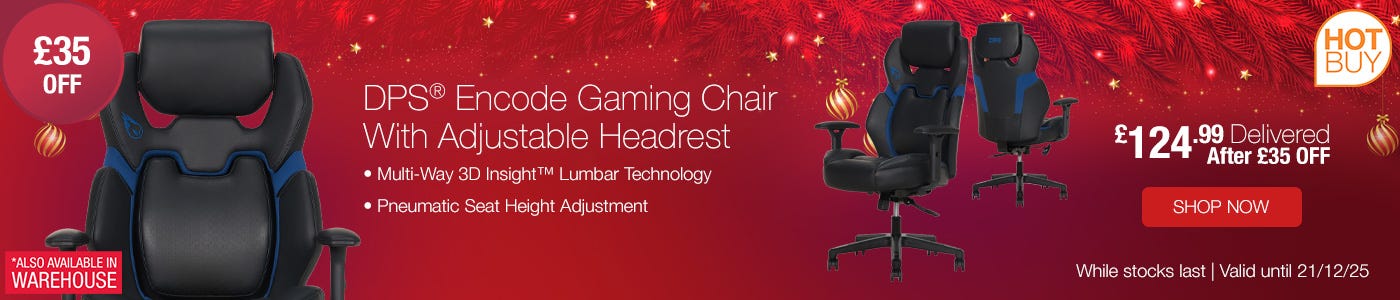 DPS® Encode Gaming Chair With Adjustable Headrest