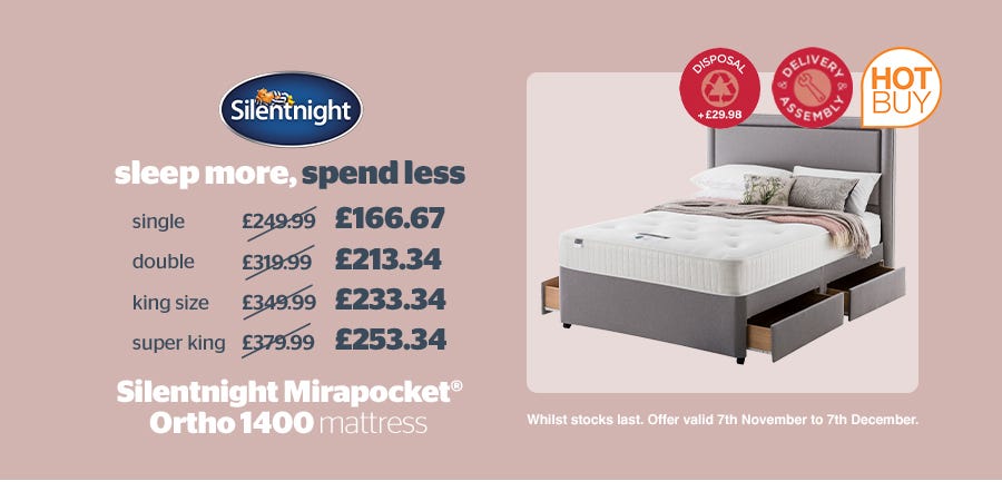Silentnight Mirapocket Ortho 1400 mattress 