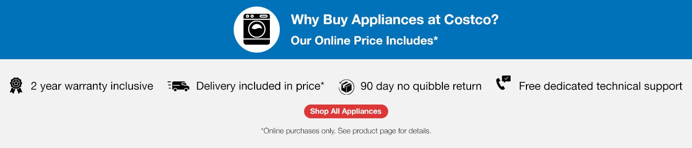 Why buy appliances at Costco