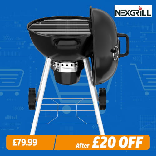 Nexgrill Charcoal Kettle Barbecue + Cover